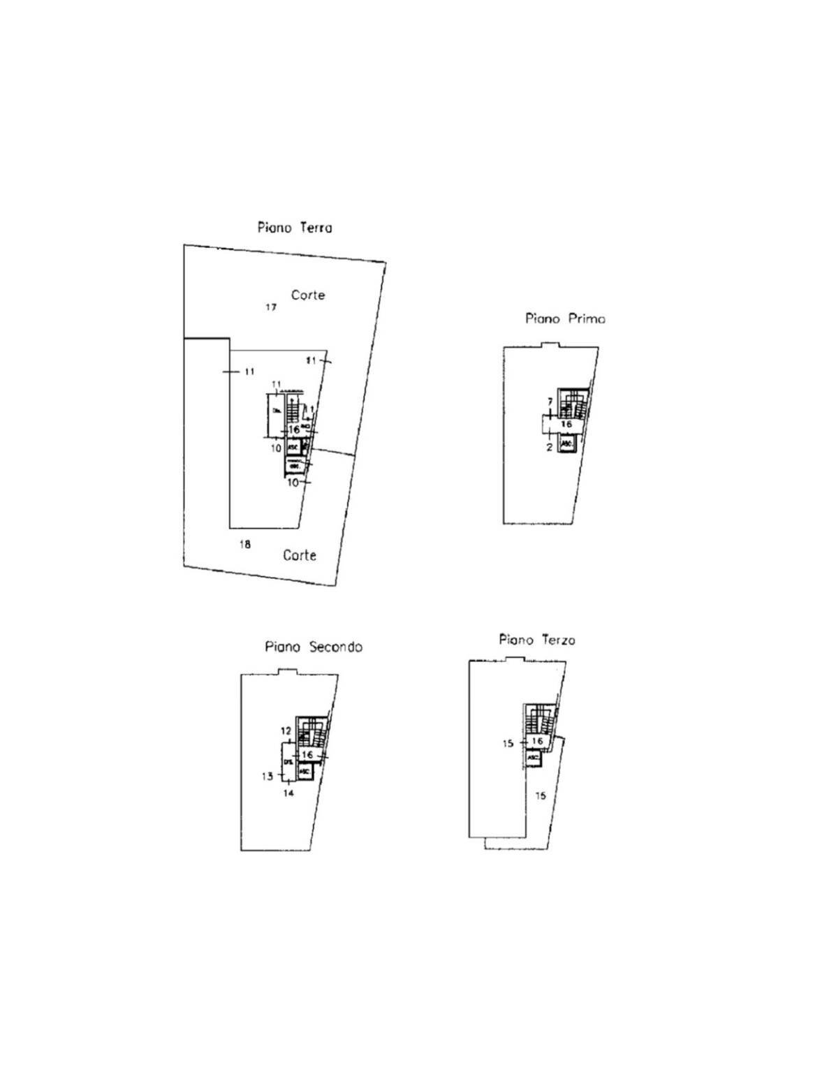 Stabile - Palazzo via Plava, 12, Bellaria-Igea Marina - planimetria 1