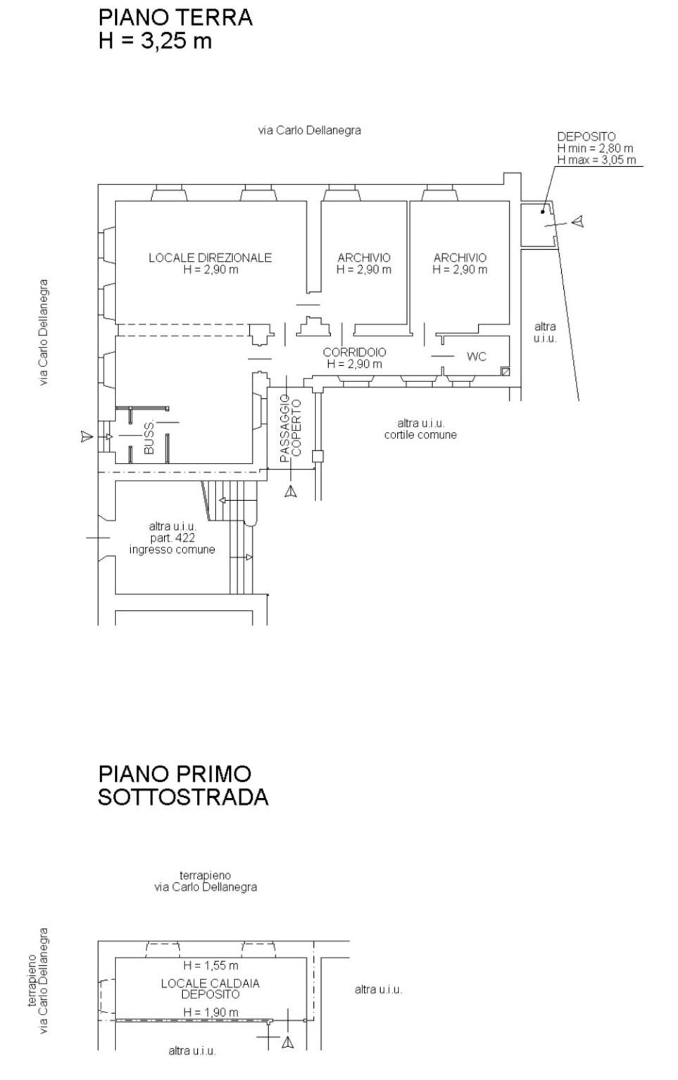 Altro via Carlo Dellanegra, Serravalle Sesia - planimetria 1