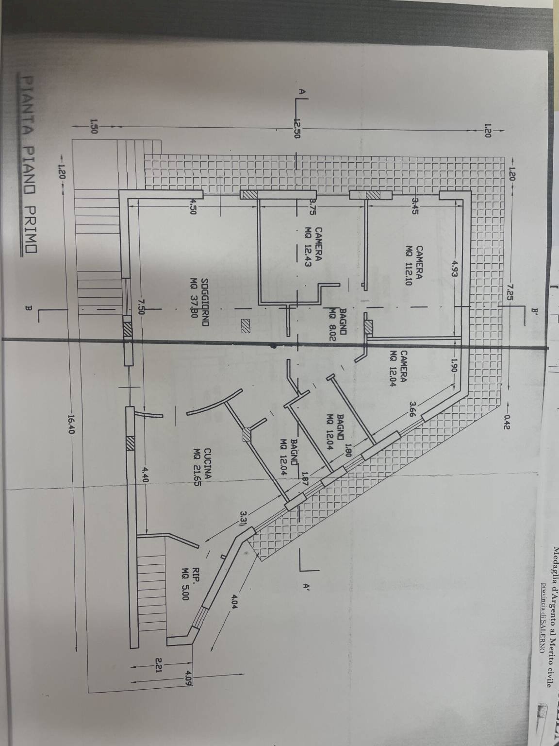 Villa via Antonio Tedesco, Altavilla Silentina - floor plans 1