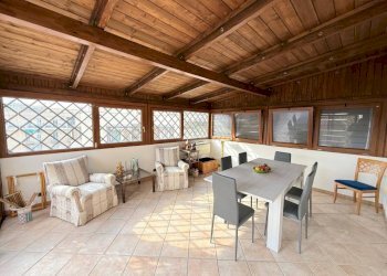 Soggiorno - Attico via Gian Luca Squarcialupo, 20, Roma - foto 2