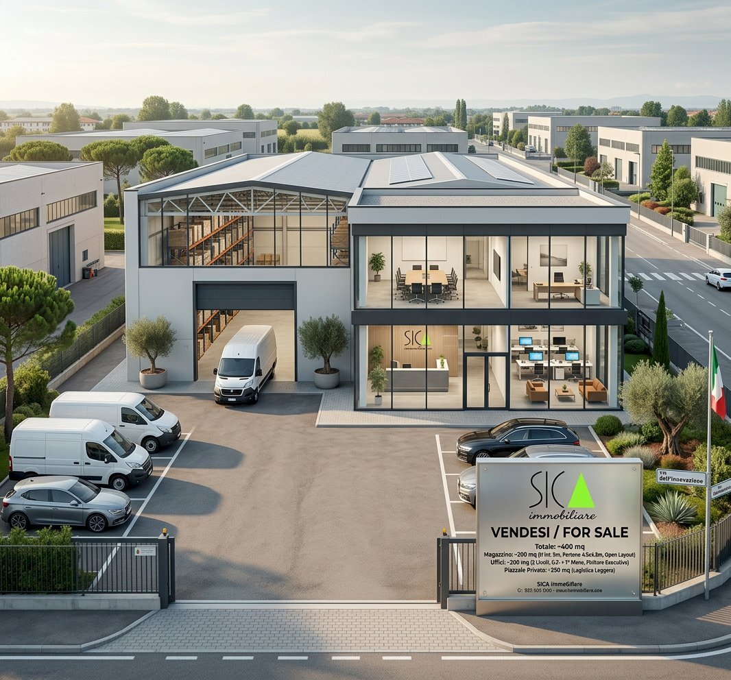 Nano Banana 2 Photorealistic industrial warehouse - Capannone Carrara - foto 3