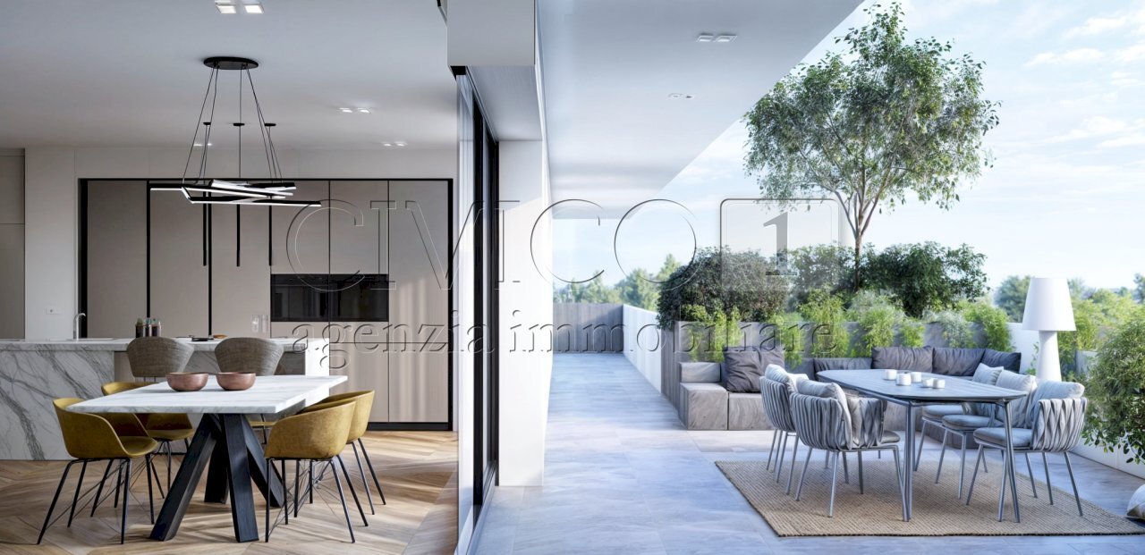 RENDER REALE DEGLI INTERNI - Attico Via Camillo Benso Conte di Cavour 44/F, Padova - foto 1