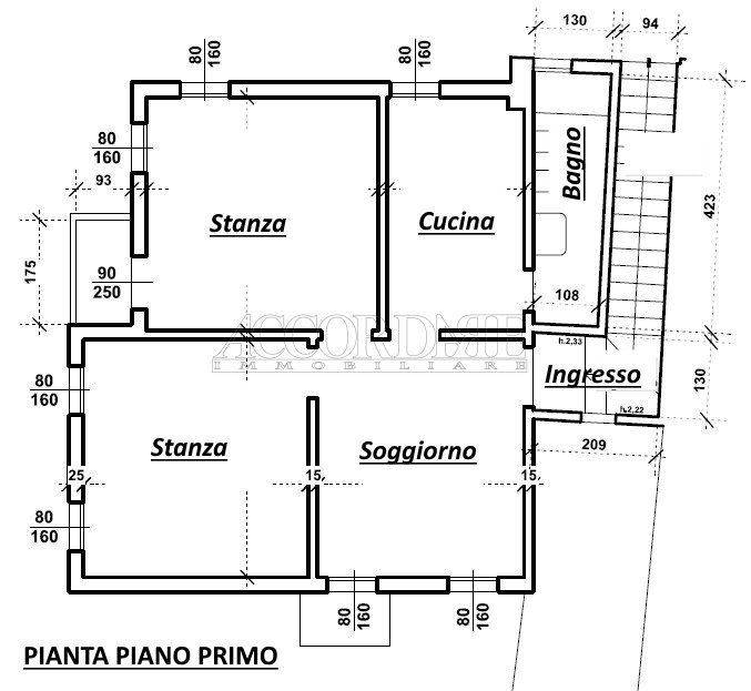 Pianta p.1.jpg - Villa Via Tiziano Vecellio 22, Padova - planimetria 1