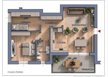 DISEGNO B 001.png - Trilocale RODENGO SAIANO, Rodengo Saiano - foto 2