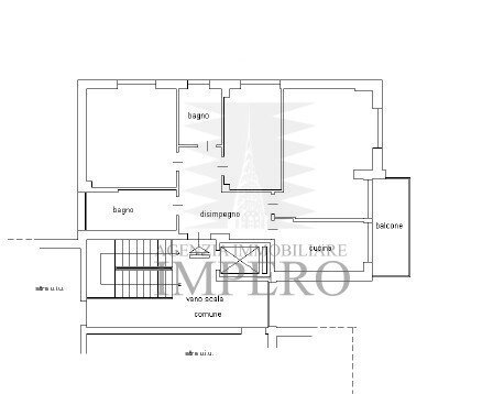 Quadrilocale Via S.Vincenzo 144, Vallecrosia - planimetria 1