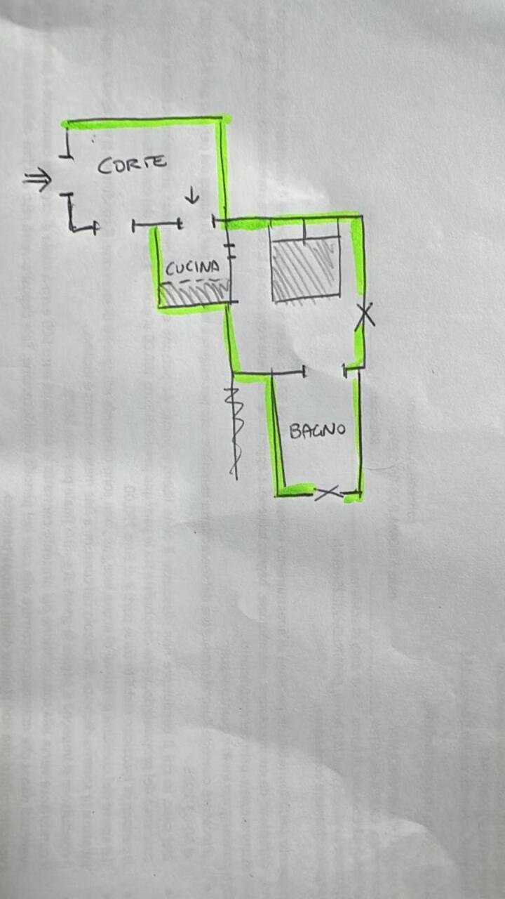 Planimetria.jpeg - Two-room apartment Borgo Pinti, Firenze - floor plans 1