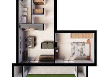 2_Pianta_PT_INT.2.jpg - Two-room apartment Via della Rimessa, Mentana - photo 7