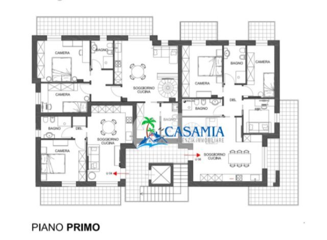 Appartamento nuova costruzione Grottammare Agenzia - Attico Grottammare - planimetria 1