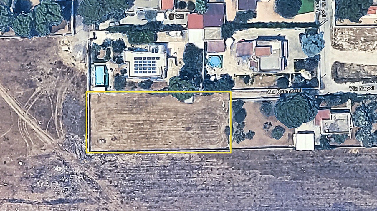 planimetria - Terreno agricolo Via Rosmarini, Leporano - planimetria 1