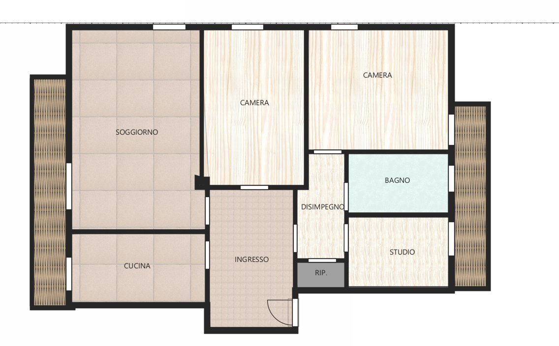 PLANIMETRIA.png - Quadrilocale Modena - planimetria 1