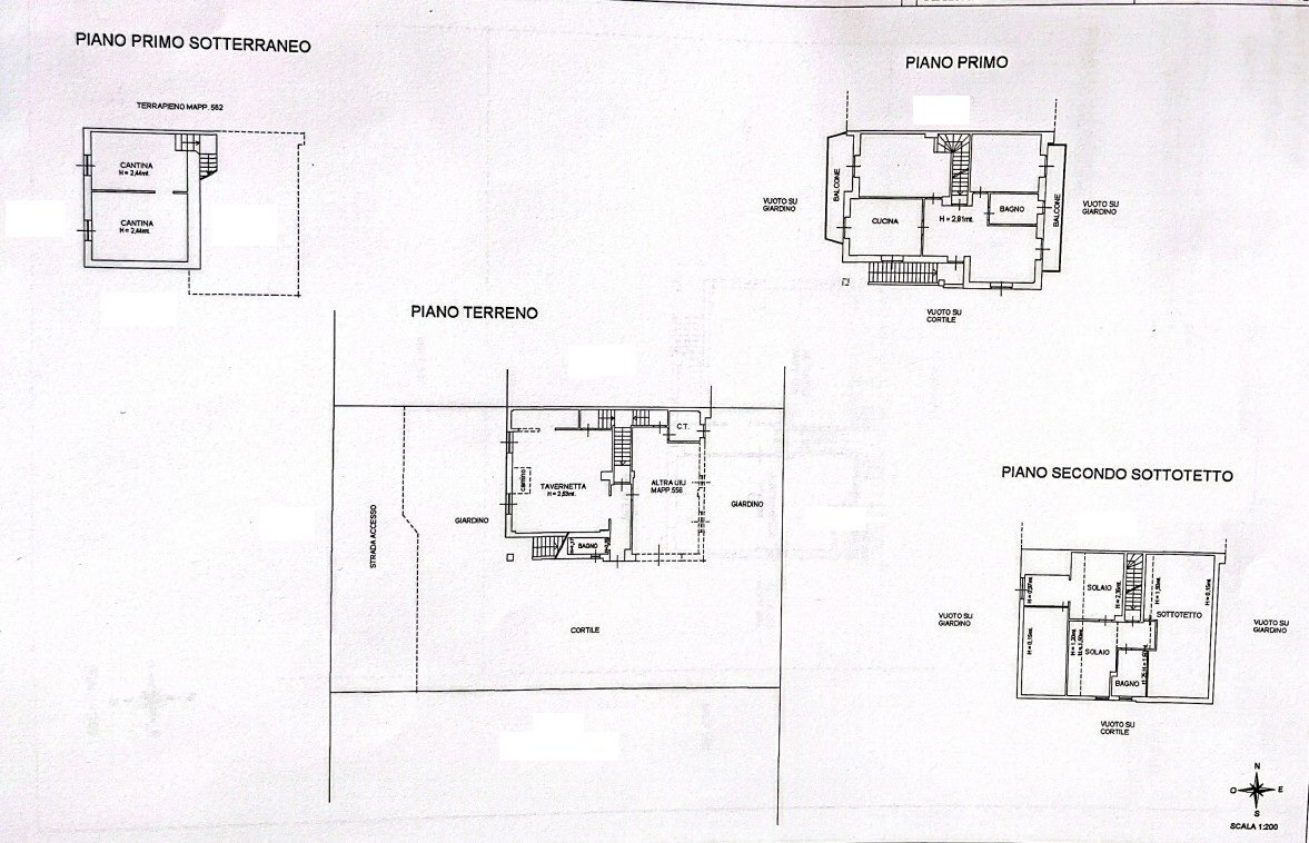 Casa semi indipendente Via Ritorto, 22, Peveragno - planimetria 1