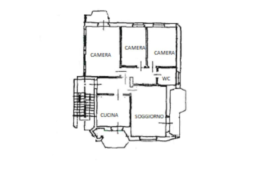 Appartamento Canton Vesco, Ivrea - planimetria 1