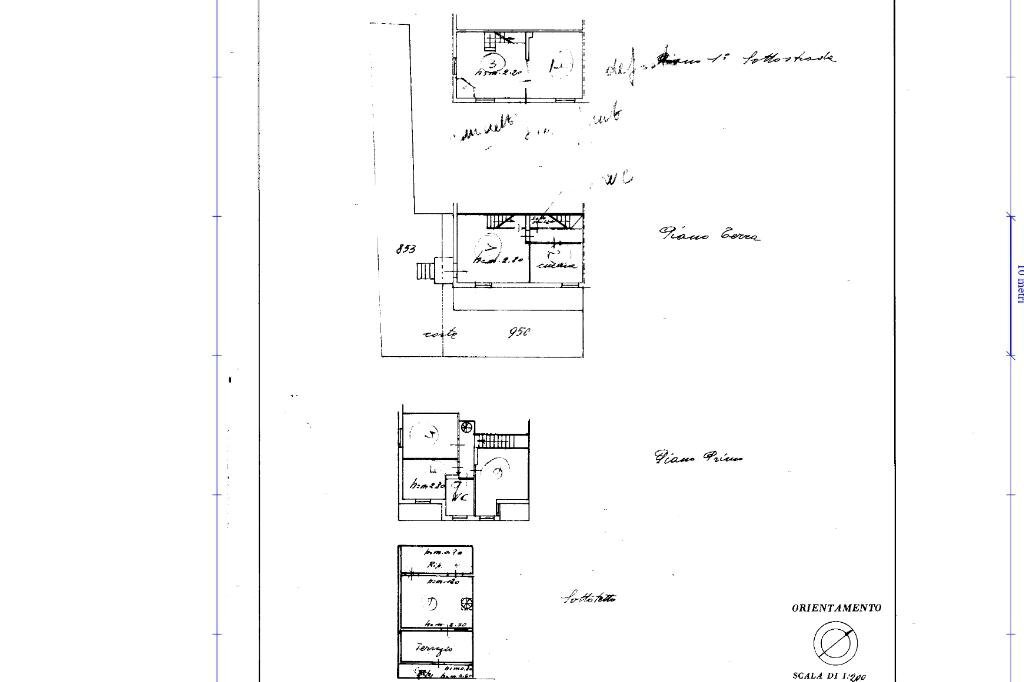 Casa semi indipendente Via Privata Prinelli Nello, Sarzana - planimetria 1
