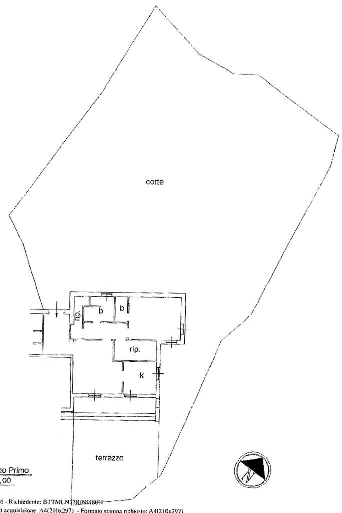 Three-room apartment Via D. H. Lawrence, Spotorno - floor plans 1