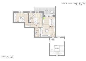 Three-room apartment Via Canale, Casalgrande - photo 5