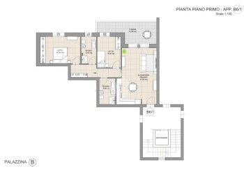 Three-room apartment Via Canale, Casalgrande - photo 11