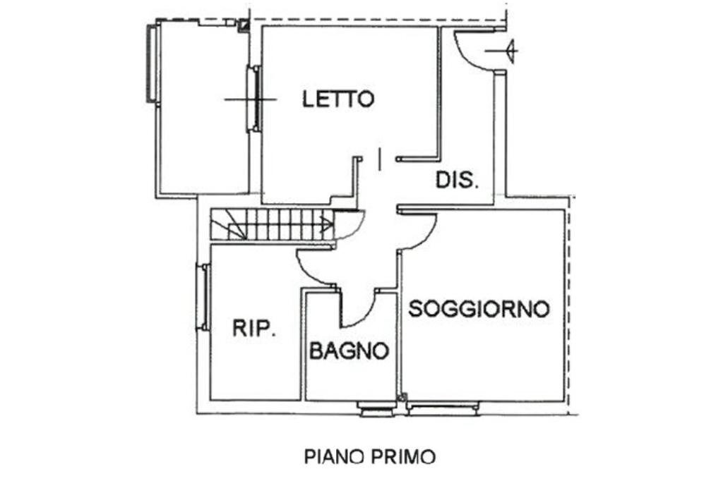 Four-room apartment Via Enrico Berlinguer, Tavullia - floor plans 1