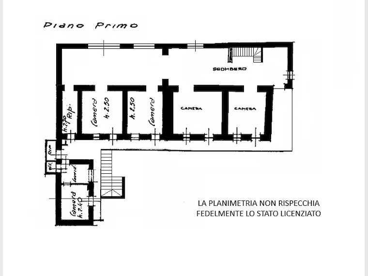 Farmhouse Via Massera, 56, Prarostino - floor plans 1