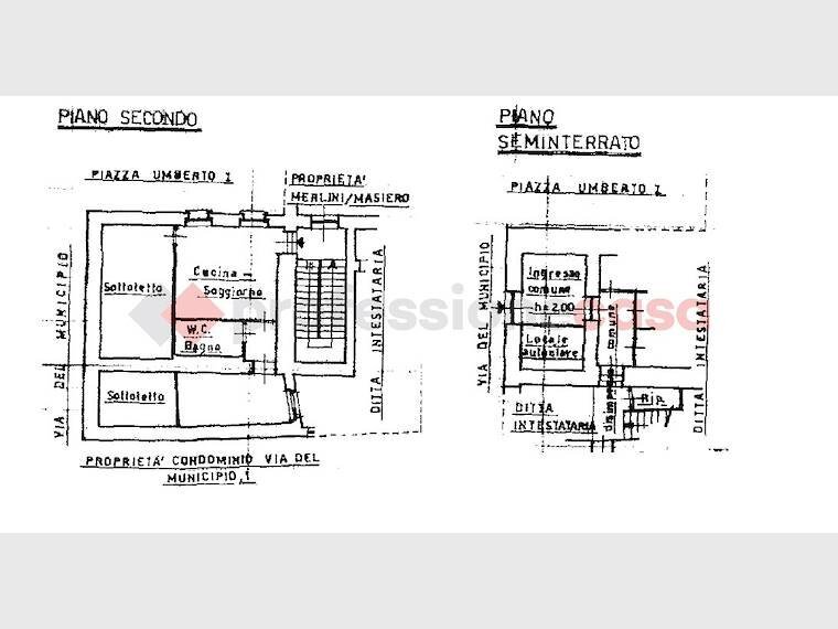 Bilocale Piazza Umberto I, 1, Perrero - planimetria 1