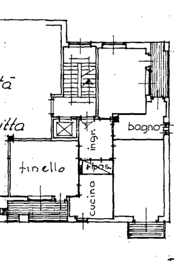 Trilocale Via buratto, Ciriè - planimetria 1