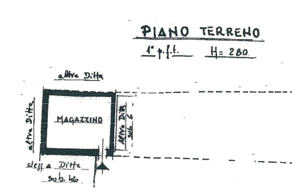 Box Via Trento, Pinerolo - planimetria 1