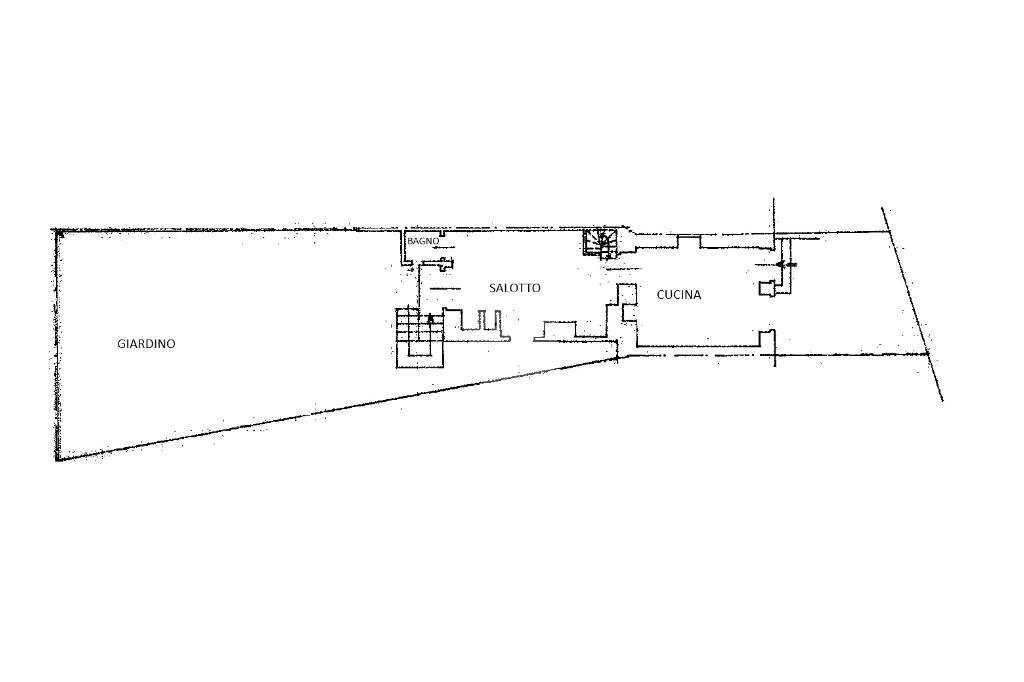 Semi-detached house Via Rivà Masini, Barge - floor plans 1