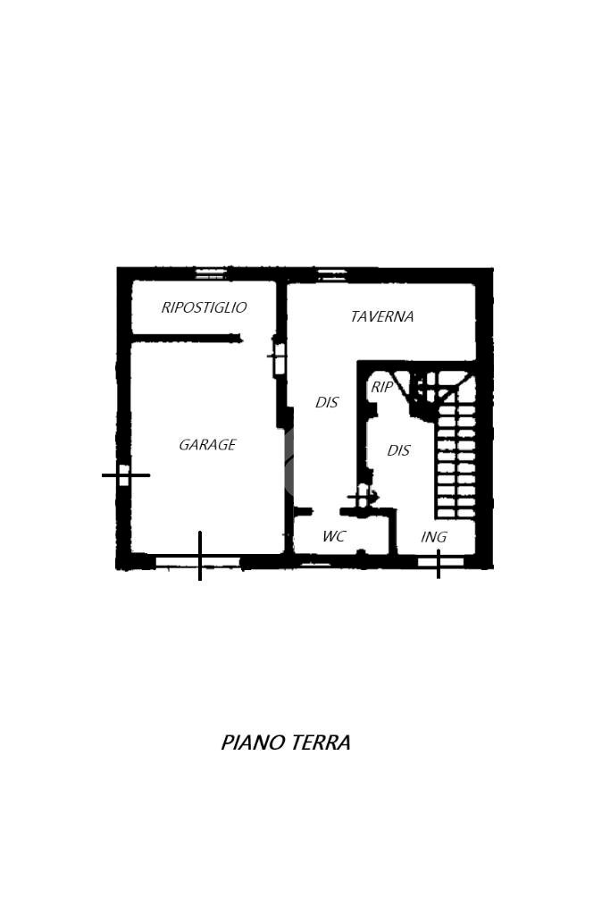 Casa semi indipendente Viale Cavour, Poggio Renatico - planimetria 1
