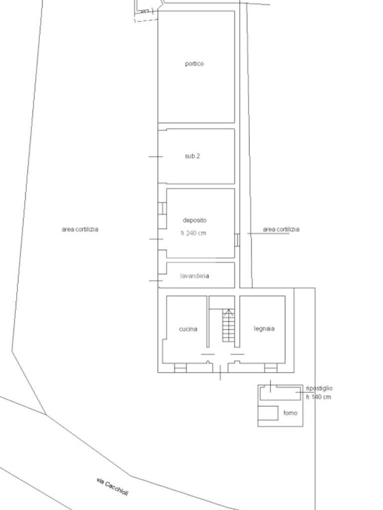 Independent house Strada Case Barbieri, Langhirano - floor plans 1