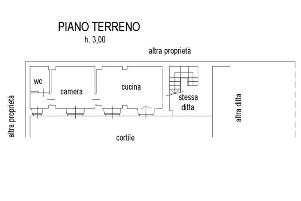 Bilocale Via Melchiorre Gioia, Torino (zona Centro) - planimetria 1