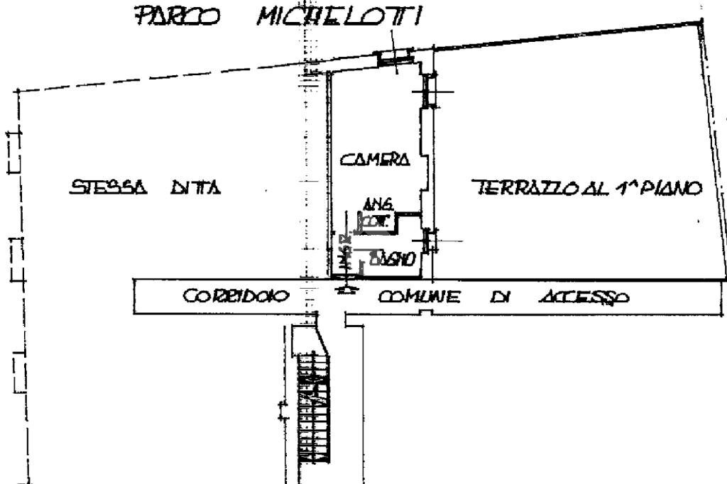 Monolocale Corso Casale, Torino (zona Madonna del Pilone) - planimetria 1