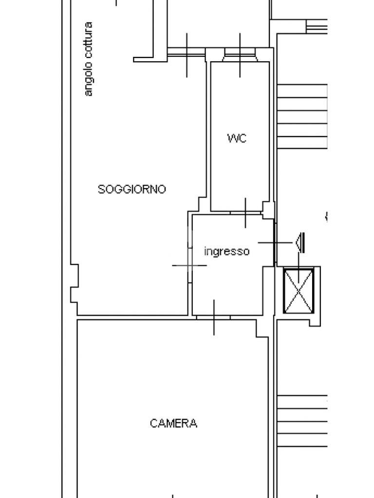 Two-room apartment Via Val della Torre, Torino (neighborhood Lucento) - floor plans 1