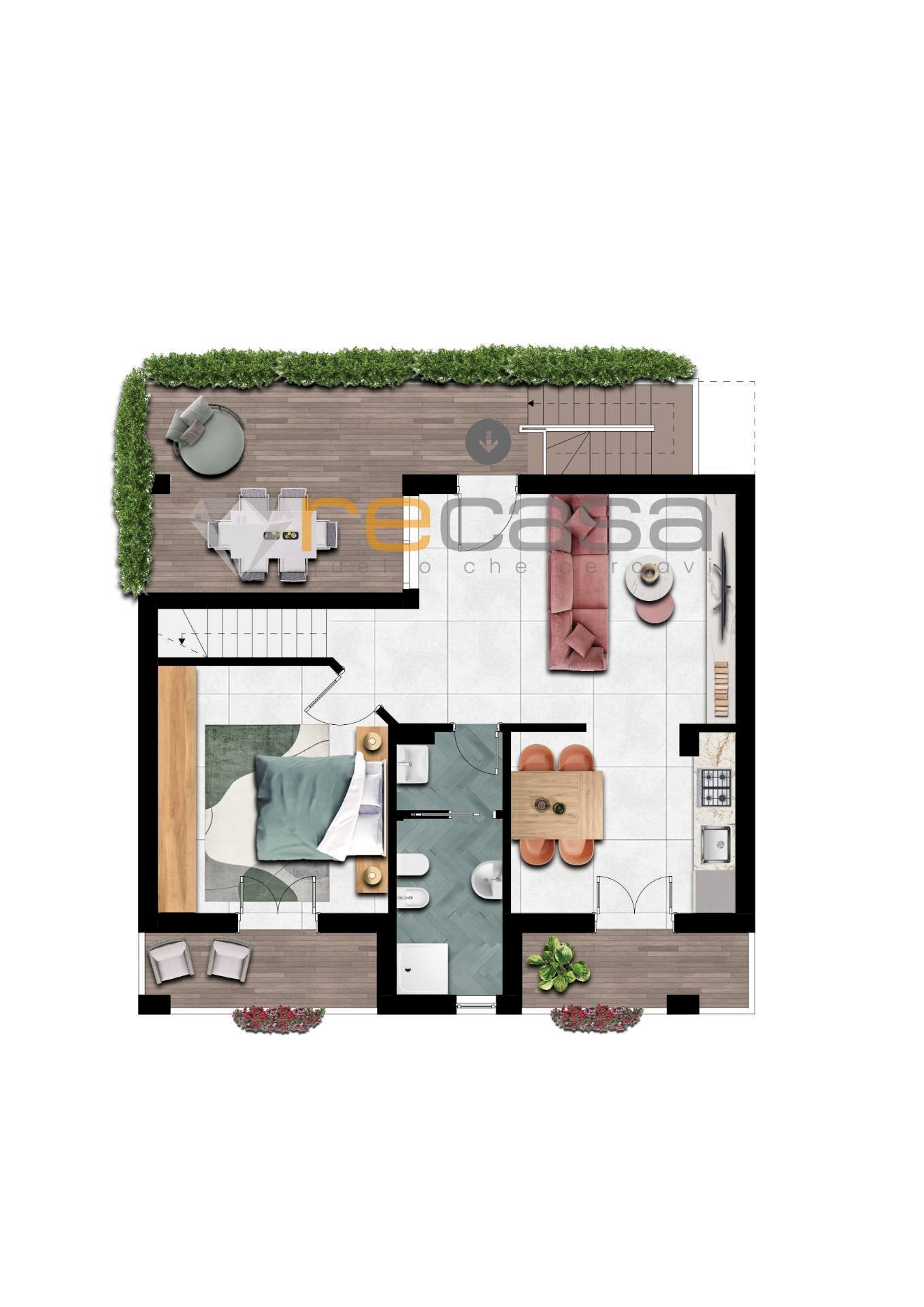 Foto 9 - Casa semi indipendente Via Curtatone, Bellizzi - planimetria 1