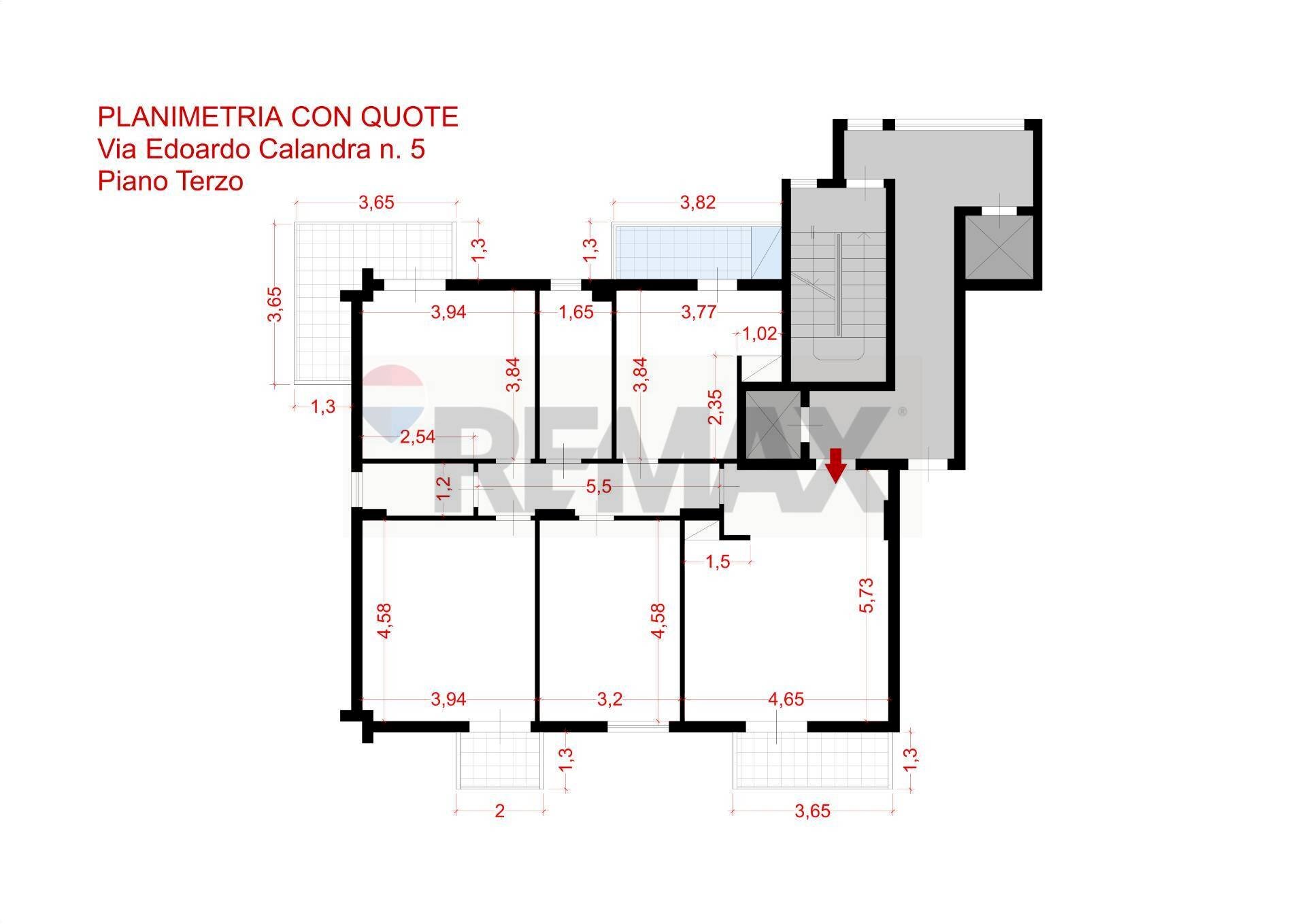 Pianta 2D con misure - Apartment Via Eduardo Calandra
 
5, Palermo - floor plans 1