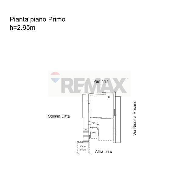 Pianta 2D - Bilocale Via Rosario Nicosia
 
72, San Giovanni la Punta - planimetria 1