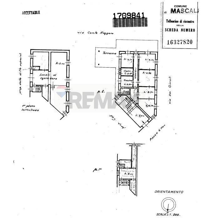 Pianta 2D - Appartamento Piazza VI Novembre
 
44, Mascali - planimetria 1