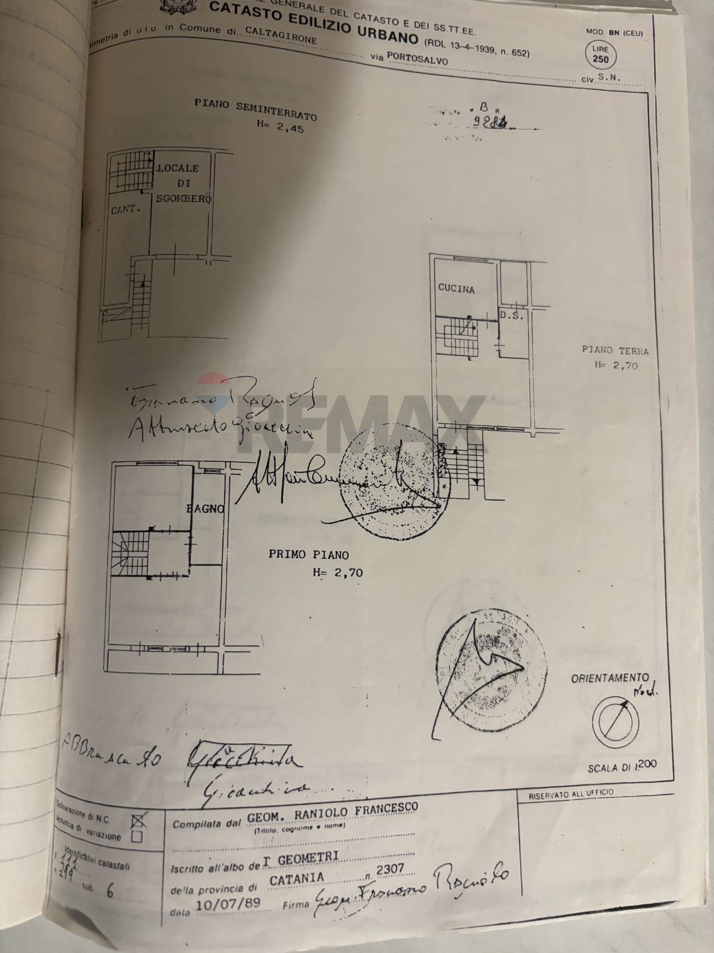 Pianta 2D - Terraced Villa via minosse
 
23, Caltagirone - floor plans 1