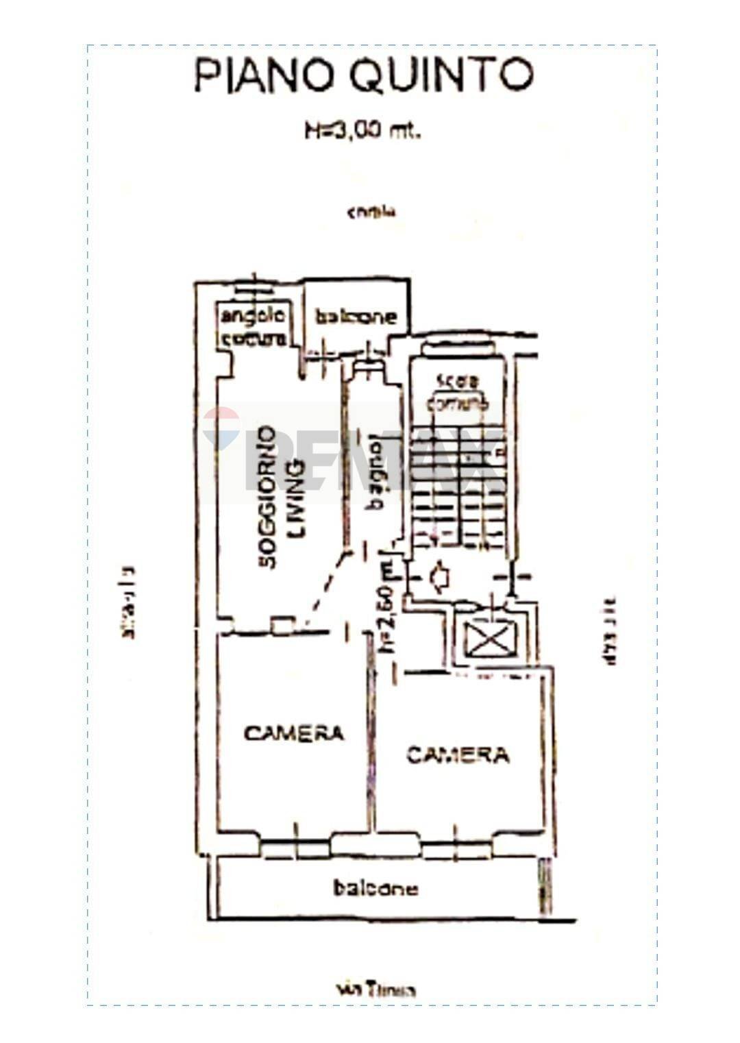Pianta 2D - Three-room apartment Via Trinita'
 
3, Torino - floor plans 1
