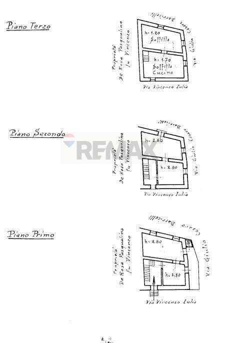 Pianta 2D - Casa semi indipendente via Vincenzo Julia, San Marco Argentano - planimetria 1