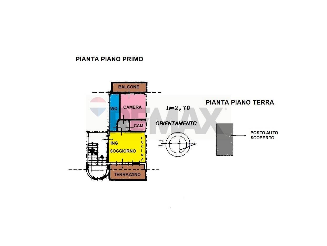 Pianta 2D - Two-room apartment Via S. Anna
 
9, Mascali - floor plans 1