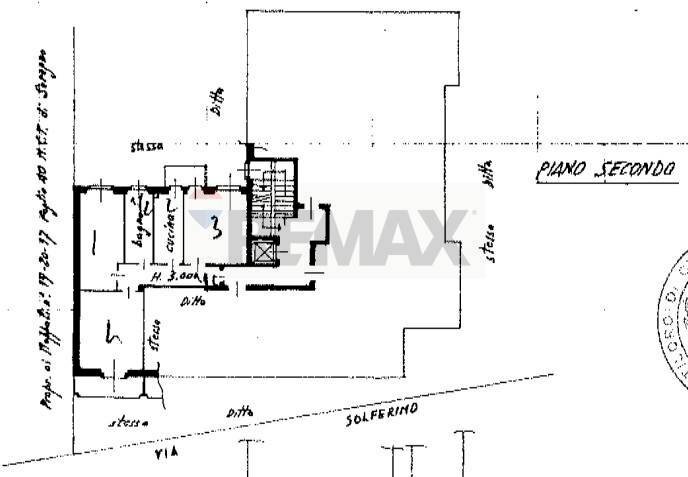 Pianta 2D - Three-room apartment solferino
 
22, Seregno - floor plans 1