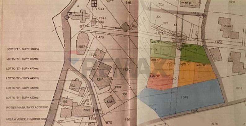 Pianta 2D - Building land Via del Colle San Giacomo, L'Aquila - floor plans 1