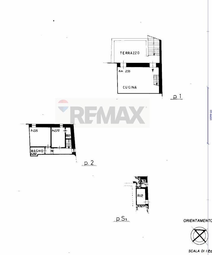 Pianta 2D - Independent house Cingoli - floor plans 1