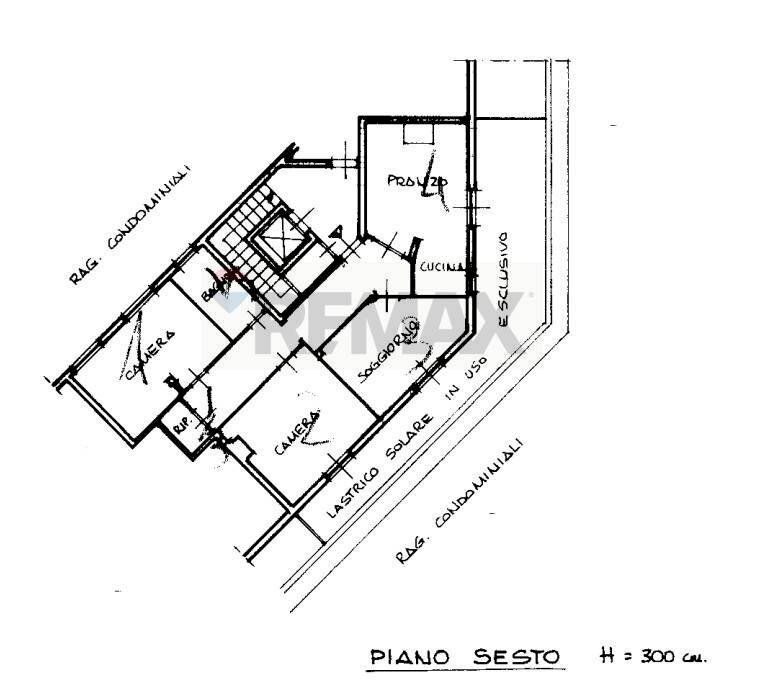 Pianta 2D - Quadrilocale Via Corridoni
 
12, Salsomaggiore Terme - planimetria 1