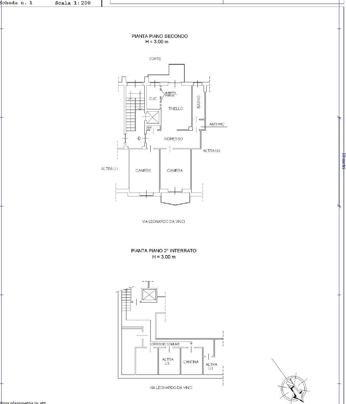 Foto 33 - Four-room apartment Via Leonardo Da Vinci
 
28, Torino - floor plans 1