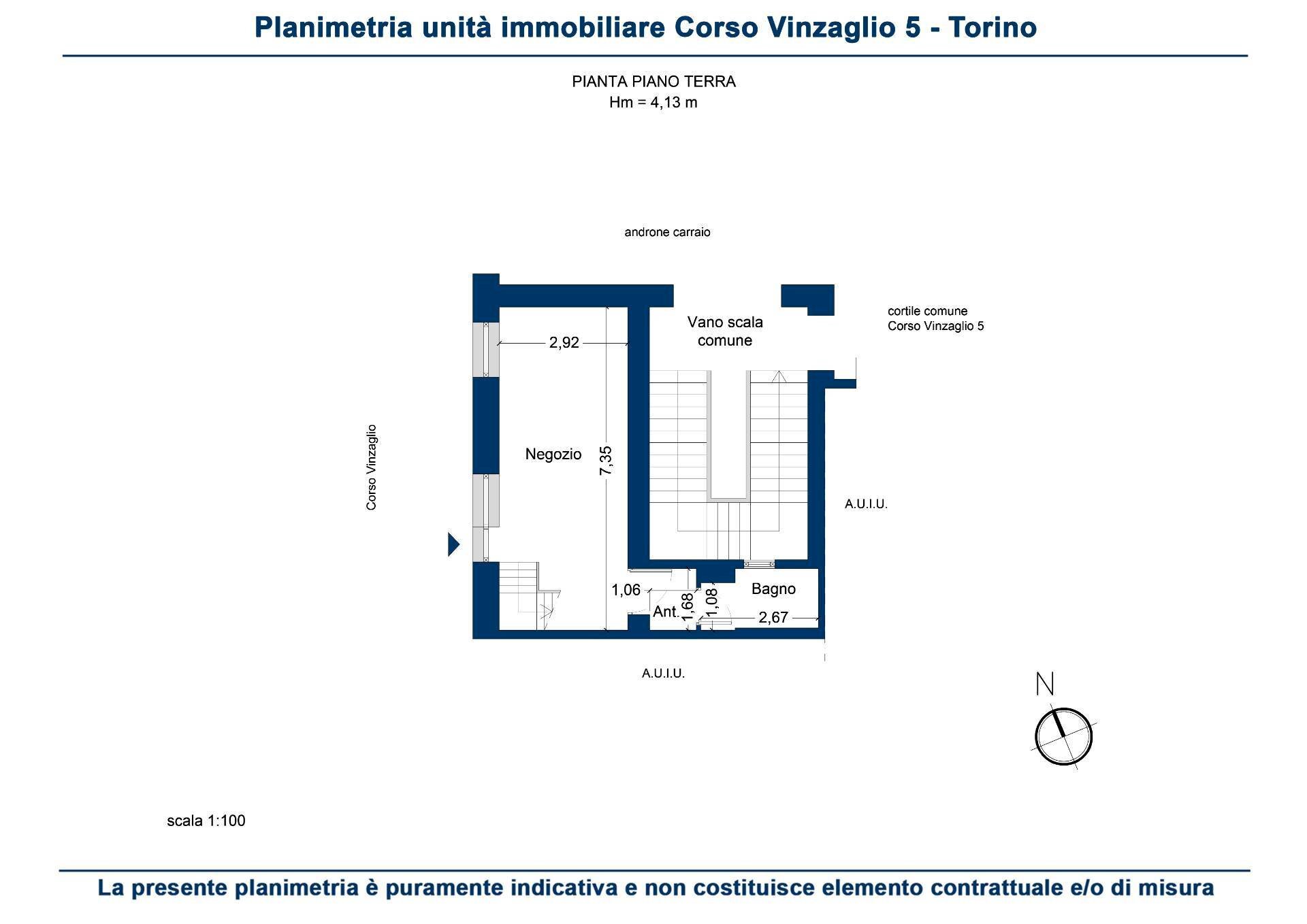 Foto 23 - Ufficio Corso Vinzaglio
 
5, Torino - planimetria 1