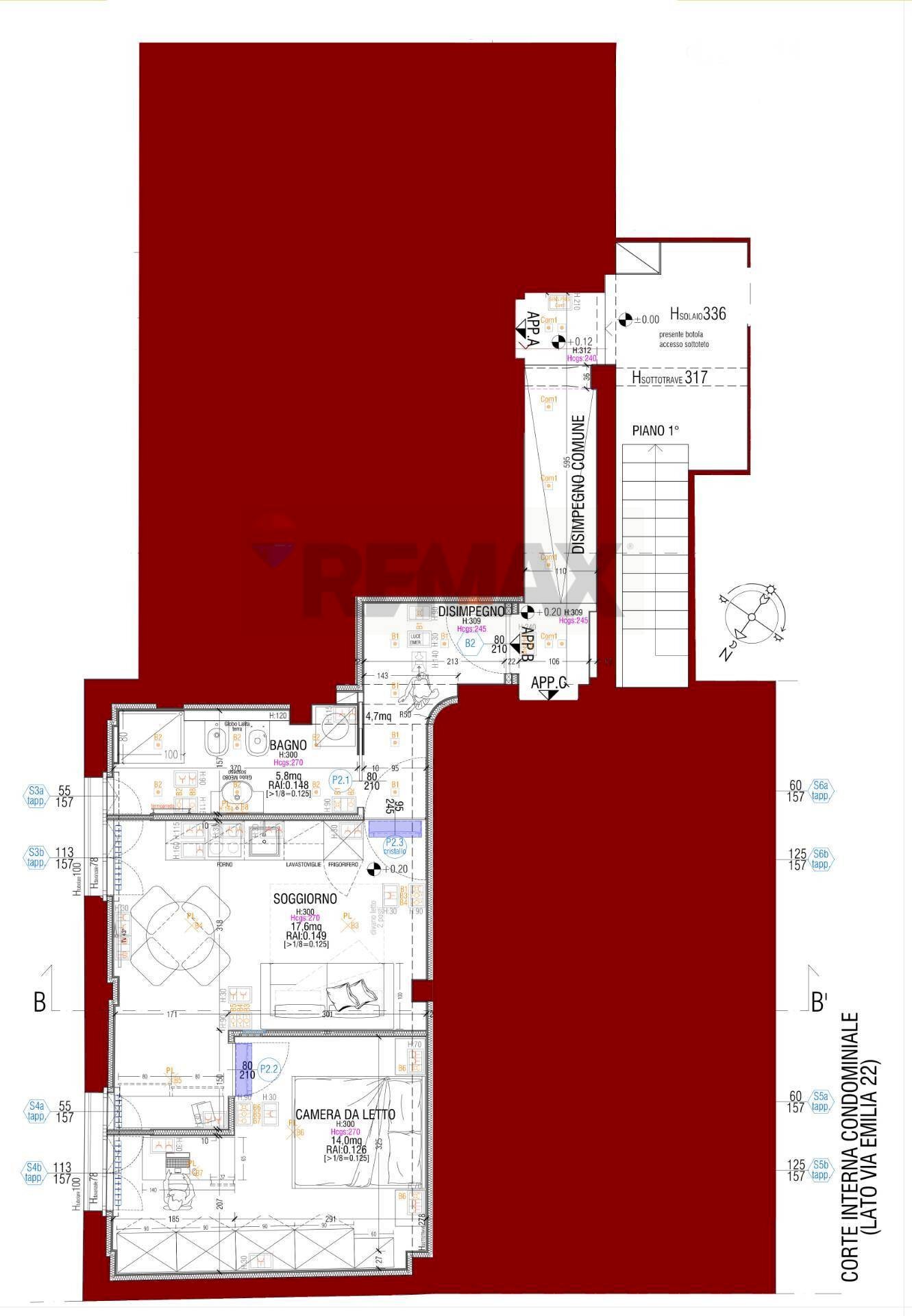 Pianta 2D - Appartamento San Donato Milanese - planimetria 1