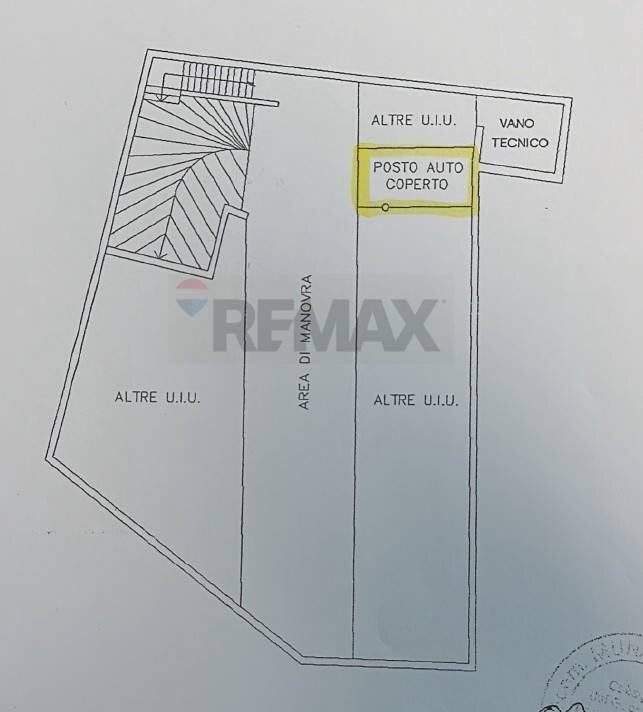 Pianta 2D - Bilocale Padova - planimetria 1