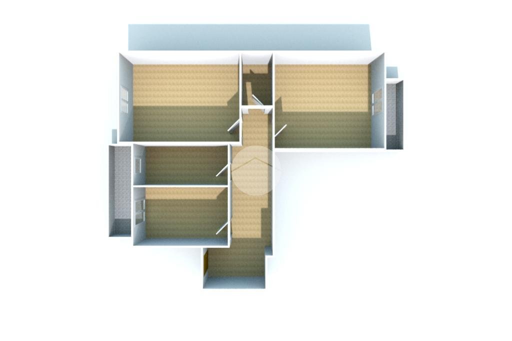 Trilocale Via Orazio Dogliotti, Asti - planimetria 1