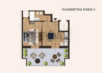 Pianta 2D - Trilocale Via Montegrappa
 
147, Bari - foto 10