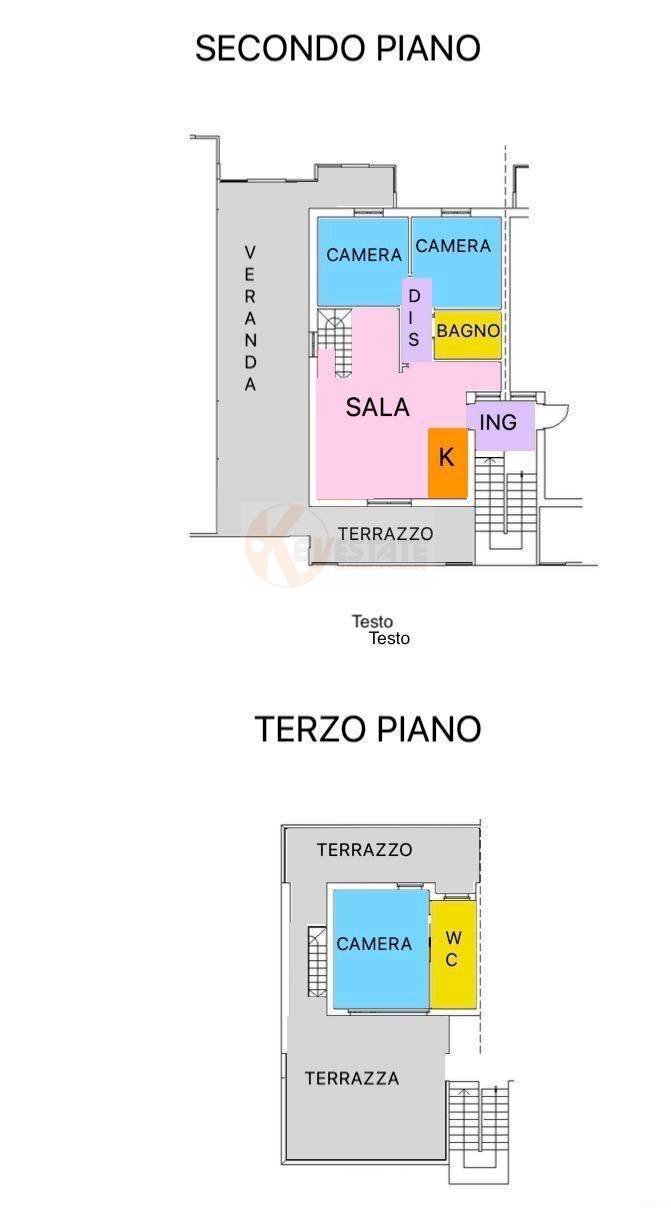 Foto 54 - Attico Via Lido
 
125, Alghero - planimetria 1